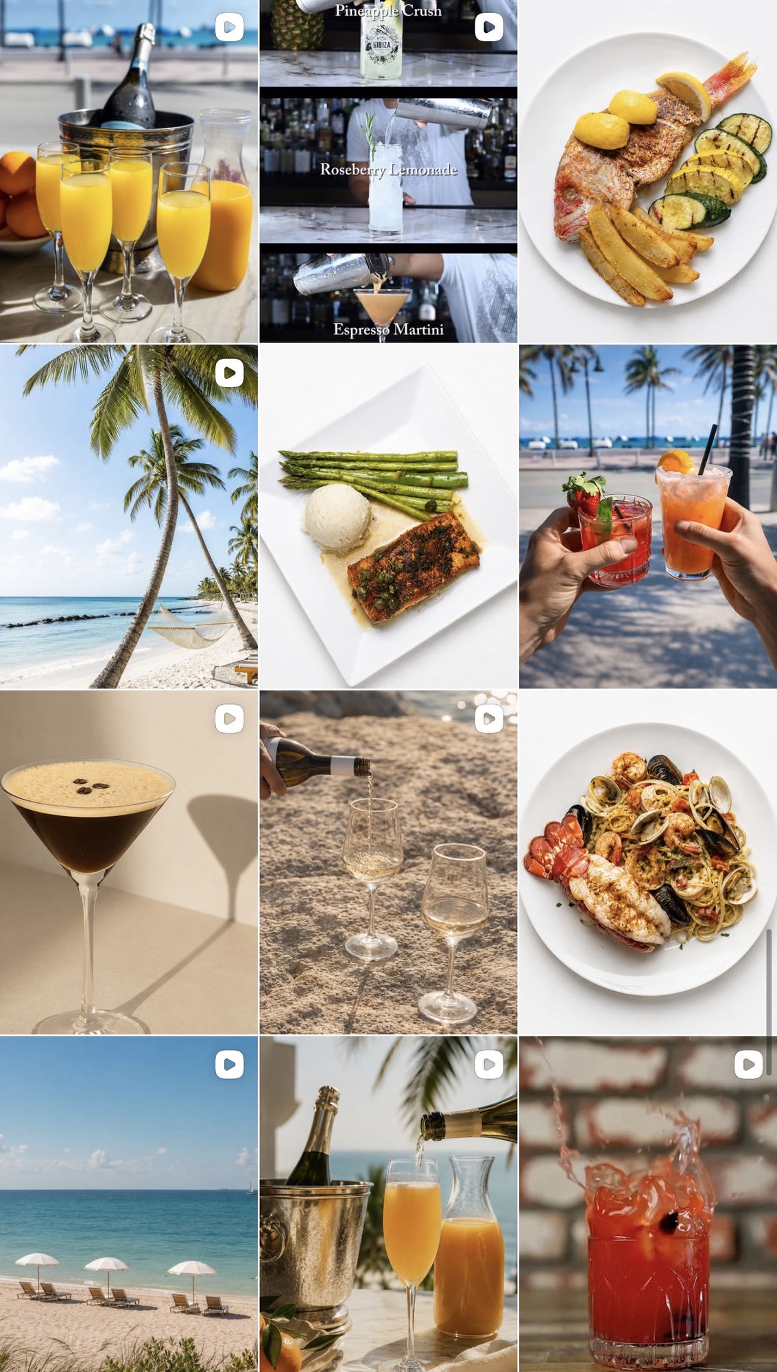 Cafe Ibiza Instagram feed by Bad Beans