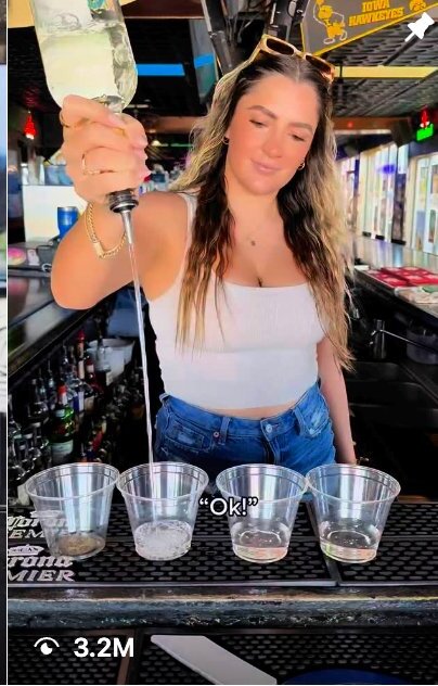 Blondies bartender reel — 3.2M views